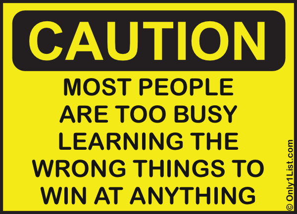 Stop Learning Wrong